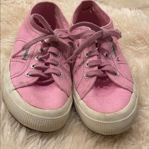 Superga pink sneakers size 38, US size 6